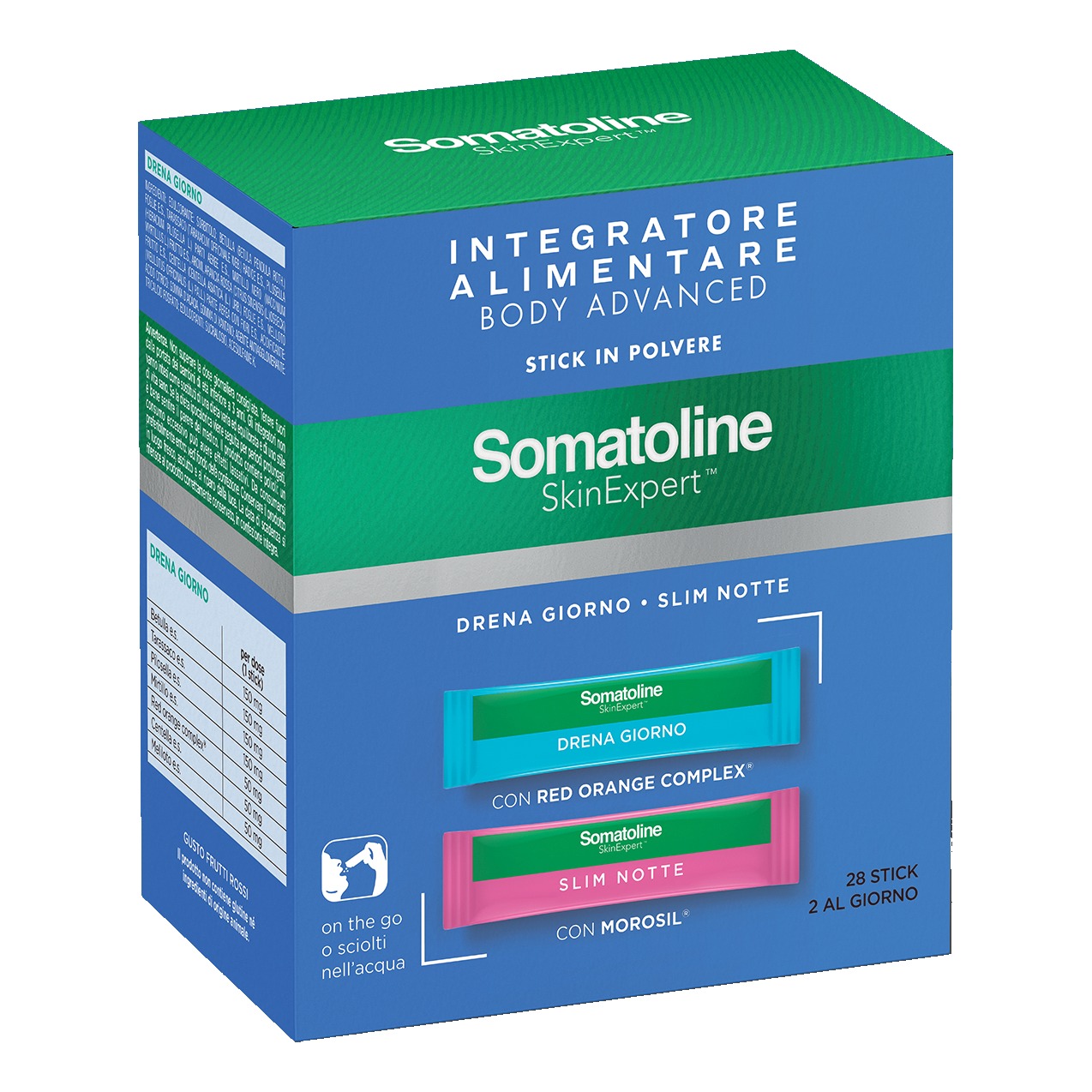 Somatoline Skin Expert Body Advanced Integratore 28 Stick