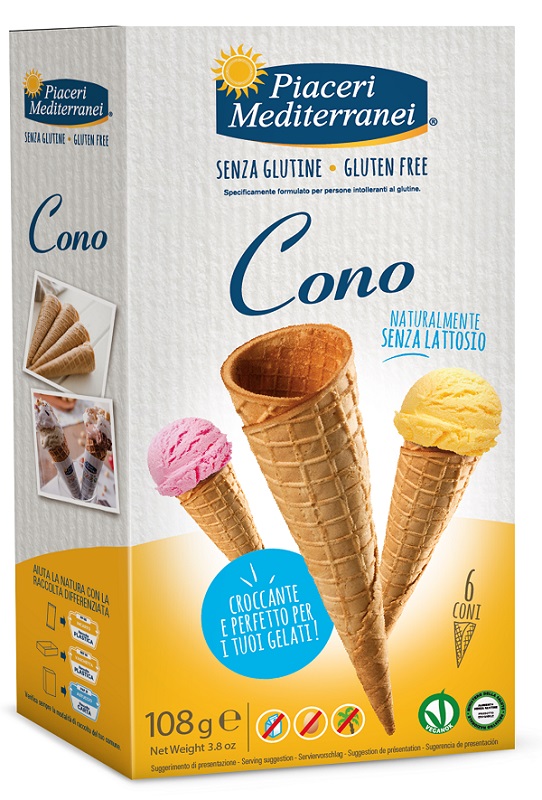Piaceri mediterranei cono 6 pezzi 18 g
