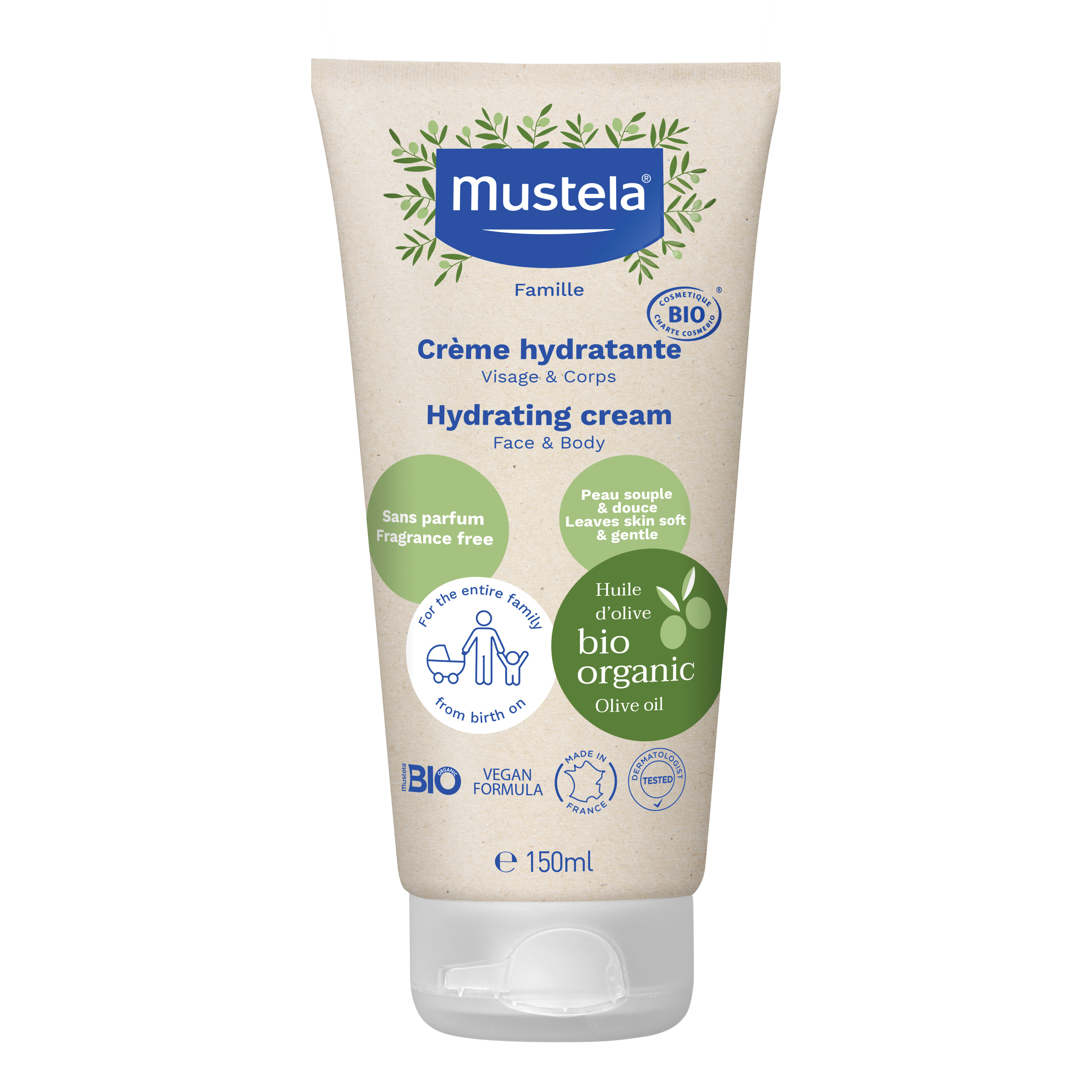 Mustela crema idratante bio 150 ml