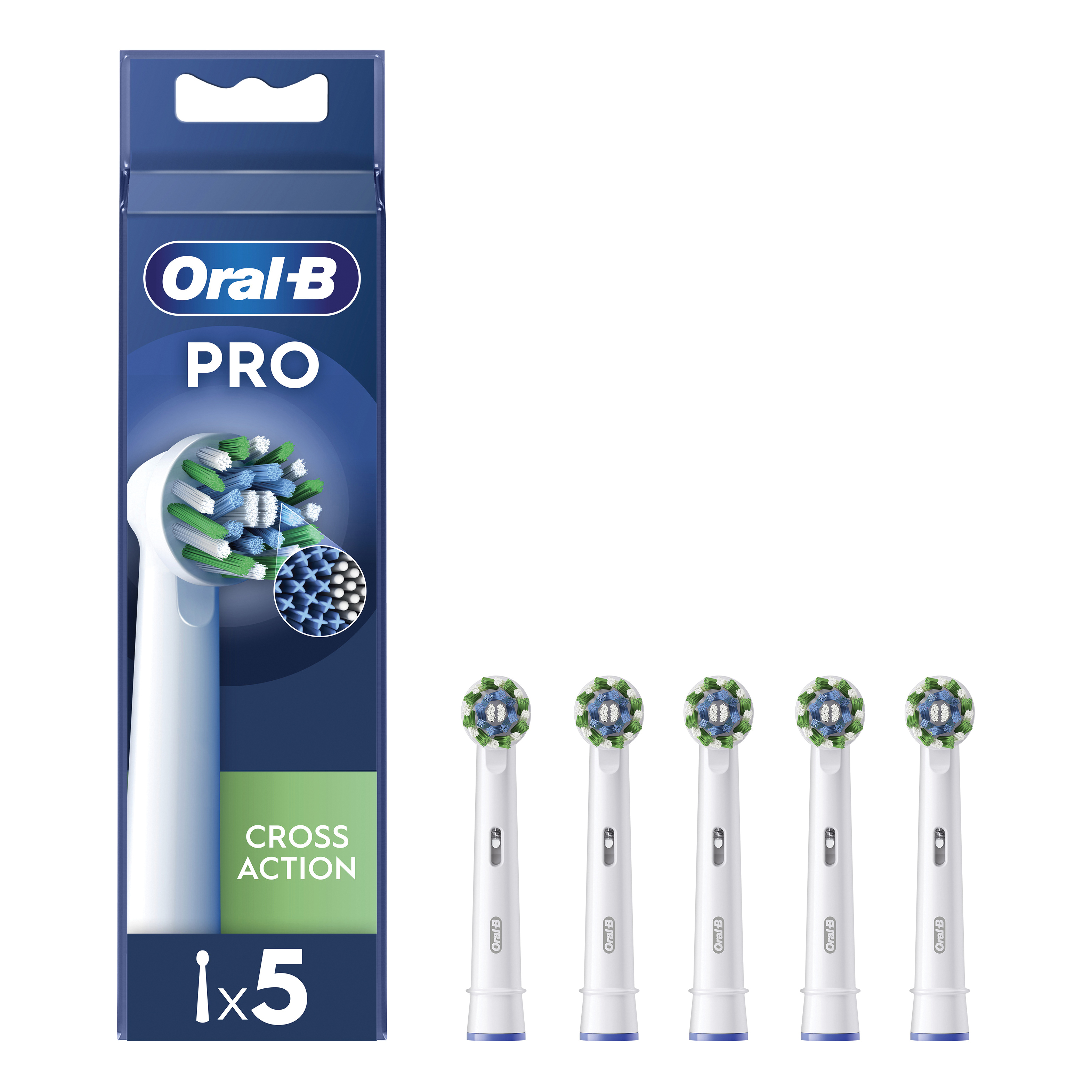 Oral-B Testine Di Ricambio Pro Cross Action 5 Pezzi