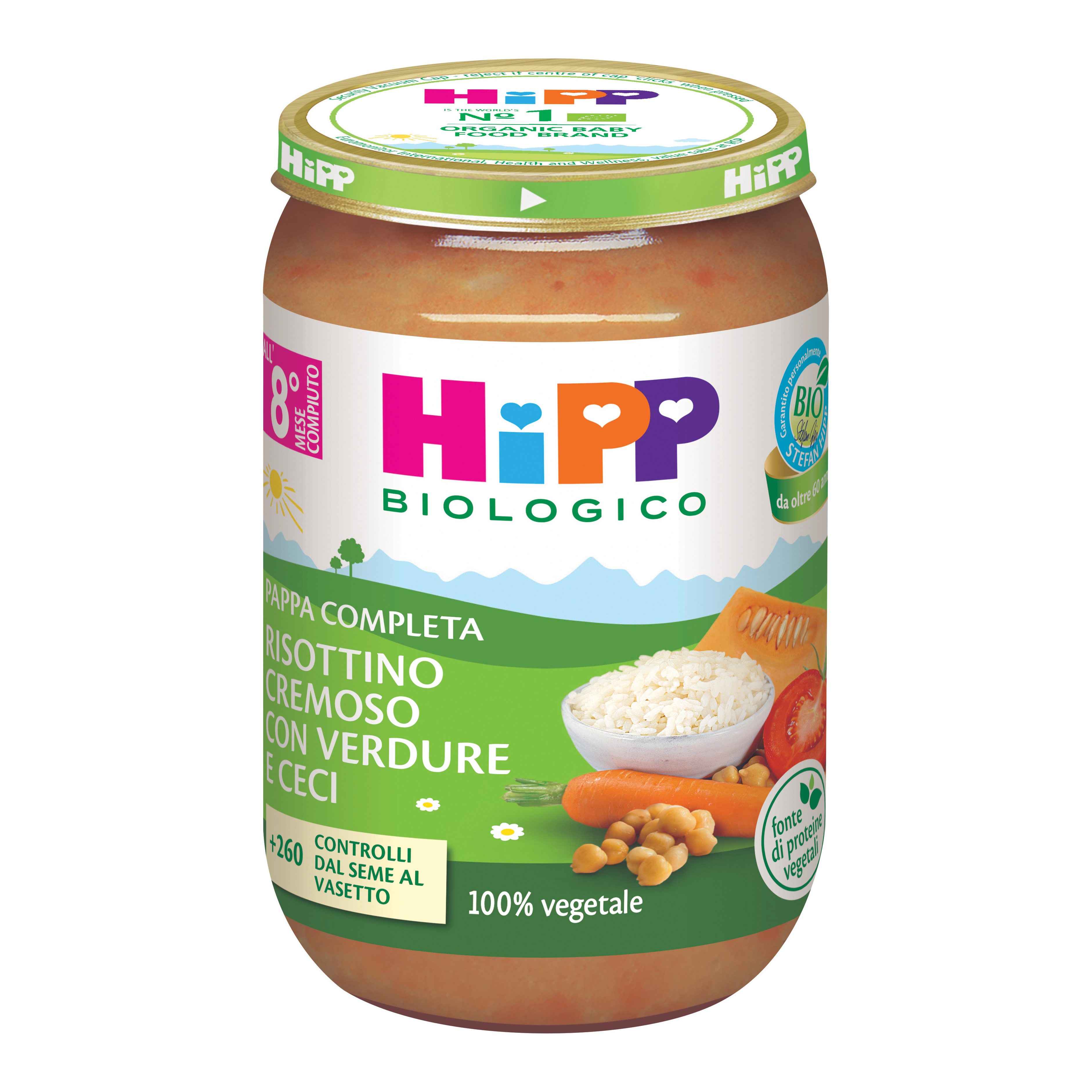 Hipp risottino cremoso verdure ceci 220 g
