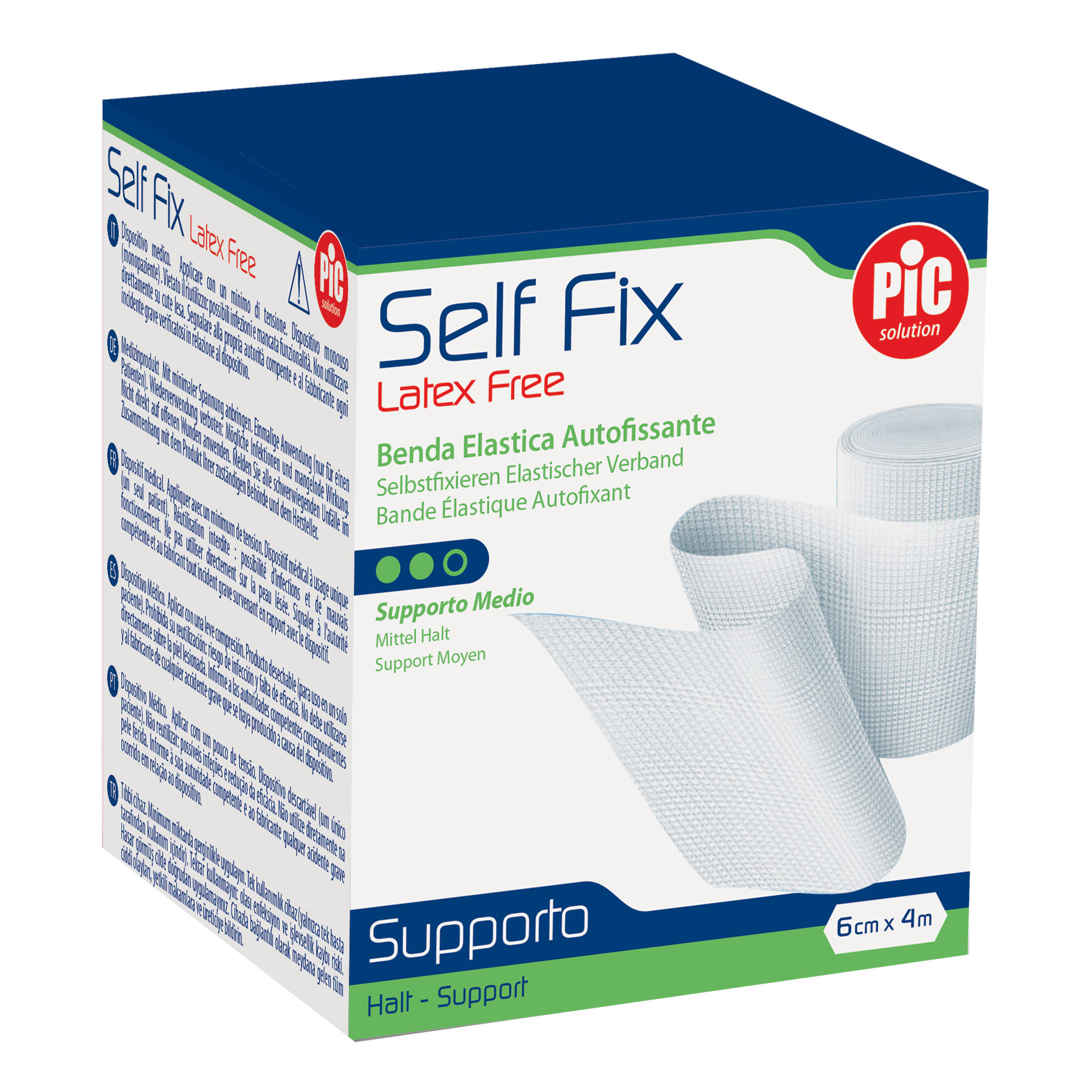 Pic Self Fix Senza Lattice Benda 8 cm x 4 m