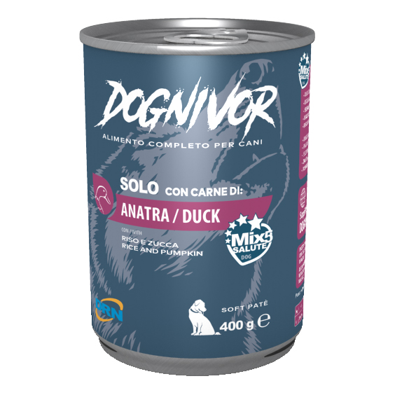 Dognivor Anatra, Riso &amp; Zucca 400 Gr