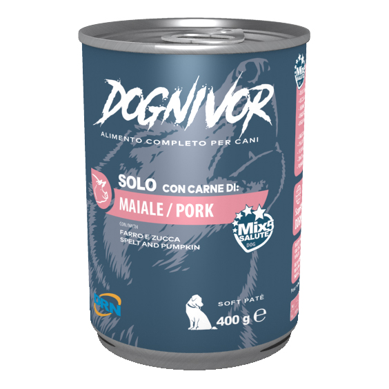 Dognivor Maiale, Farro &amp; Zucca 400 Gr