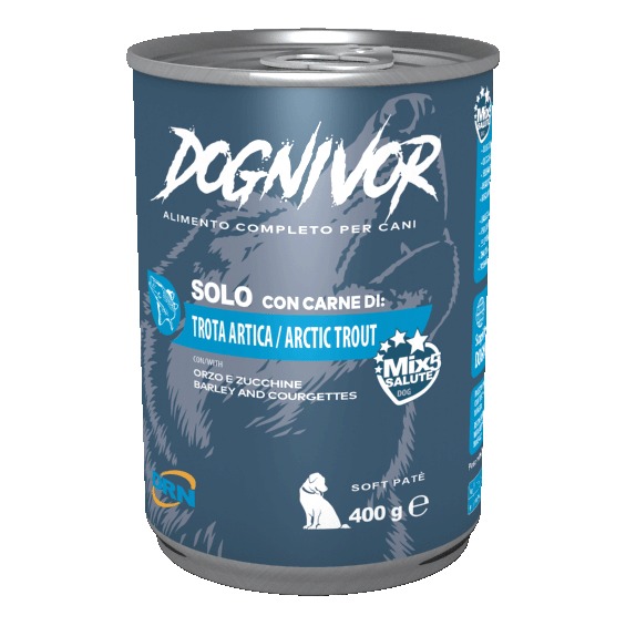 Dognivor Trota Artica, Orzo &amp; Zucchine 400 Gr