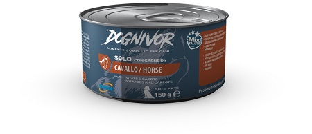 Dognivor Cavallo, Patate &amp; Carote 150 Gr