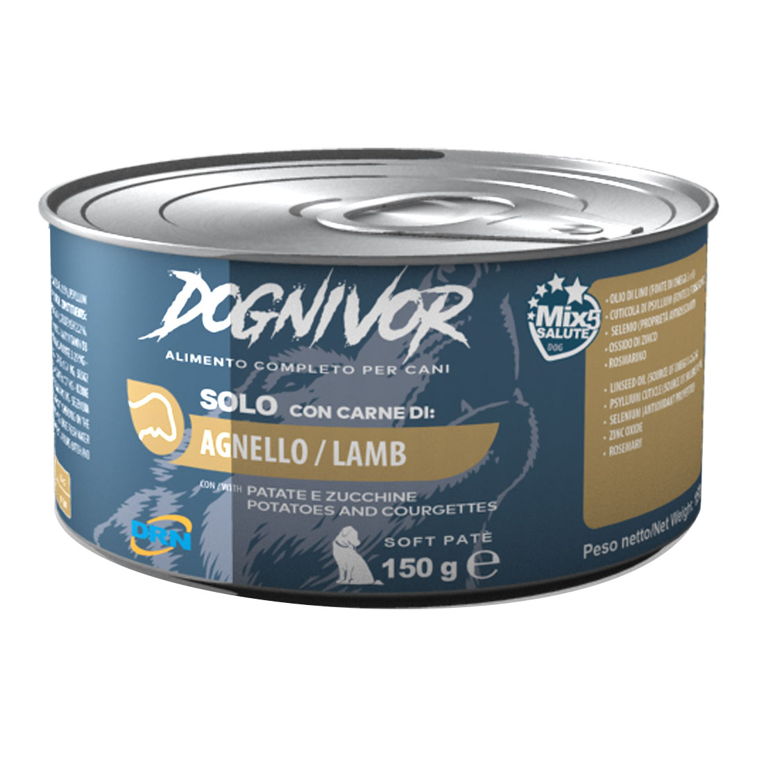 Dognivor Agnello, Patate &amp; Zucchine 150 Gr