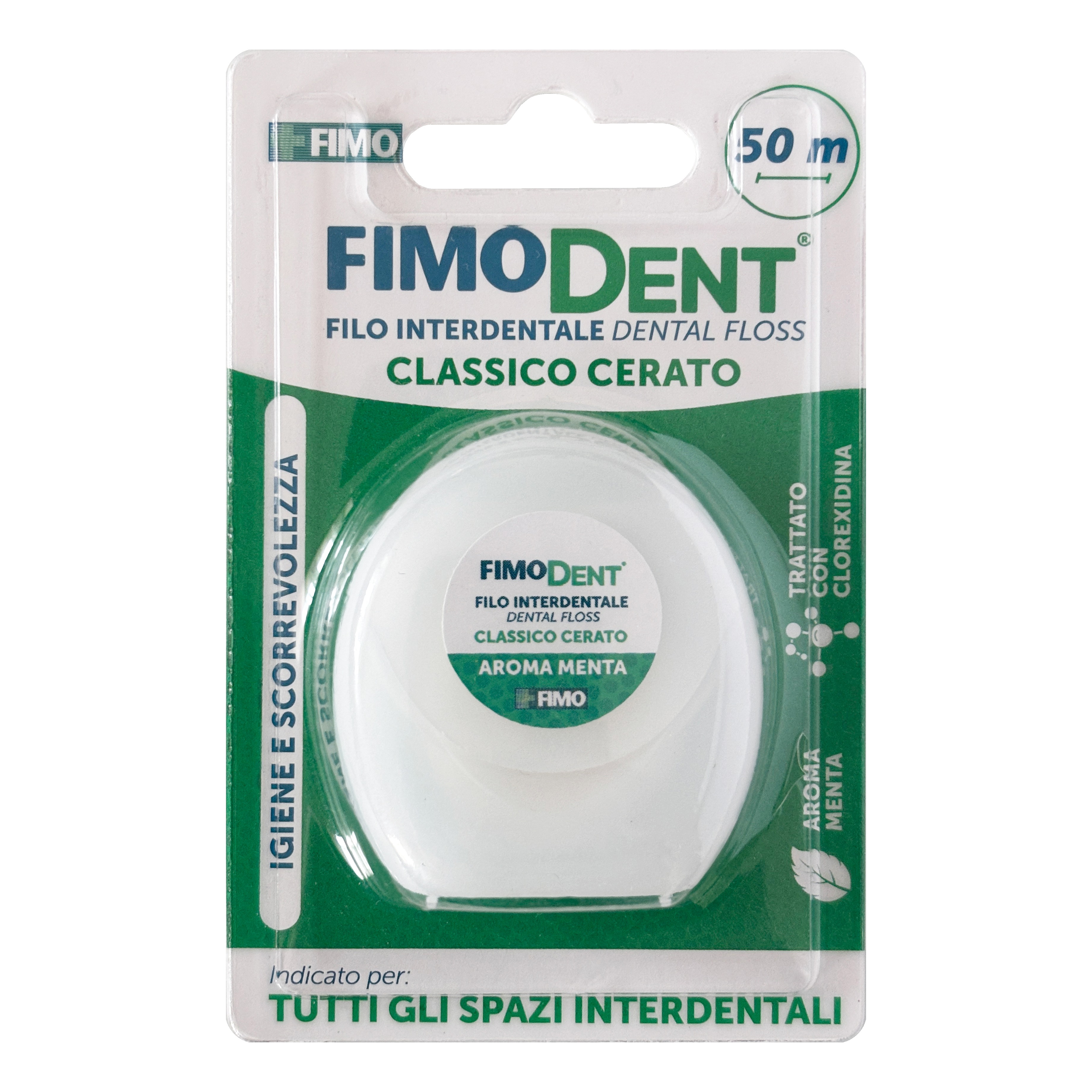 Fimodent filo interdentale cerato 50m