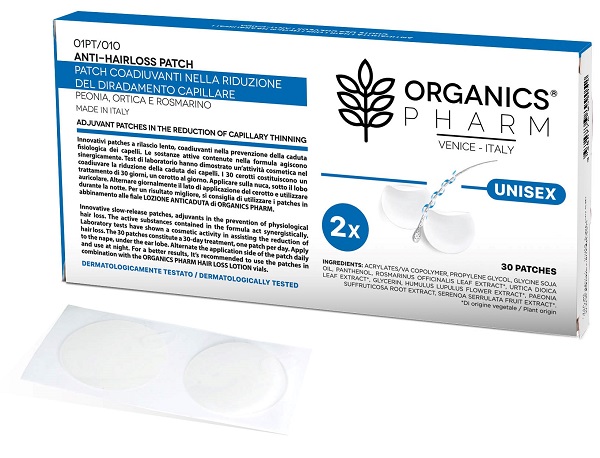 Organics pharm anti hairloss patch 30 pezzi