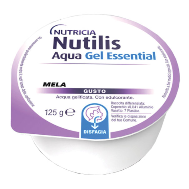 Nutilis aqua gel mela 4 pezzi da 125 g