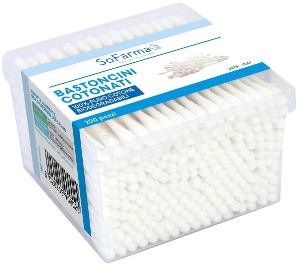 So.farma.morra Sofarmapiu' Bastoncini Cotonati 200 Pezzi