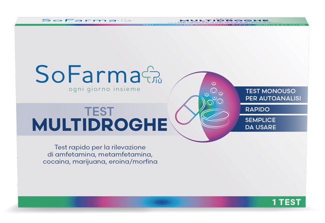 Test rapido sofarmapiu' multidroghe autodiagnostico