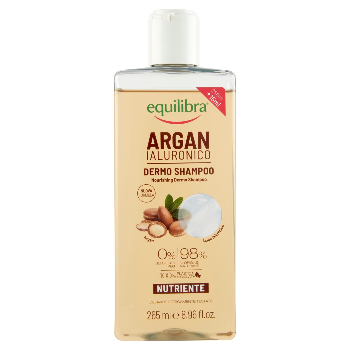 Equilibra capelli argan dermo shampoo idratante 265 ml
