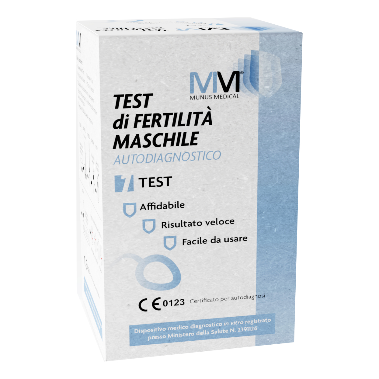 Munus medical test autodiagnostico di fertilita' maschile