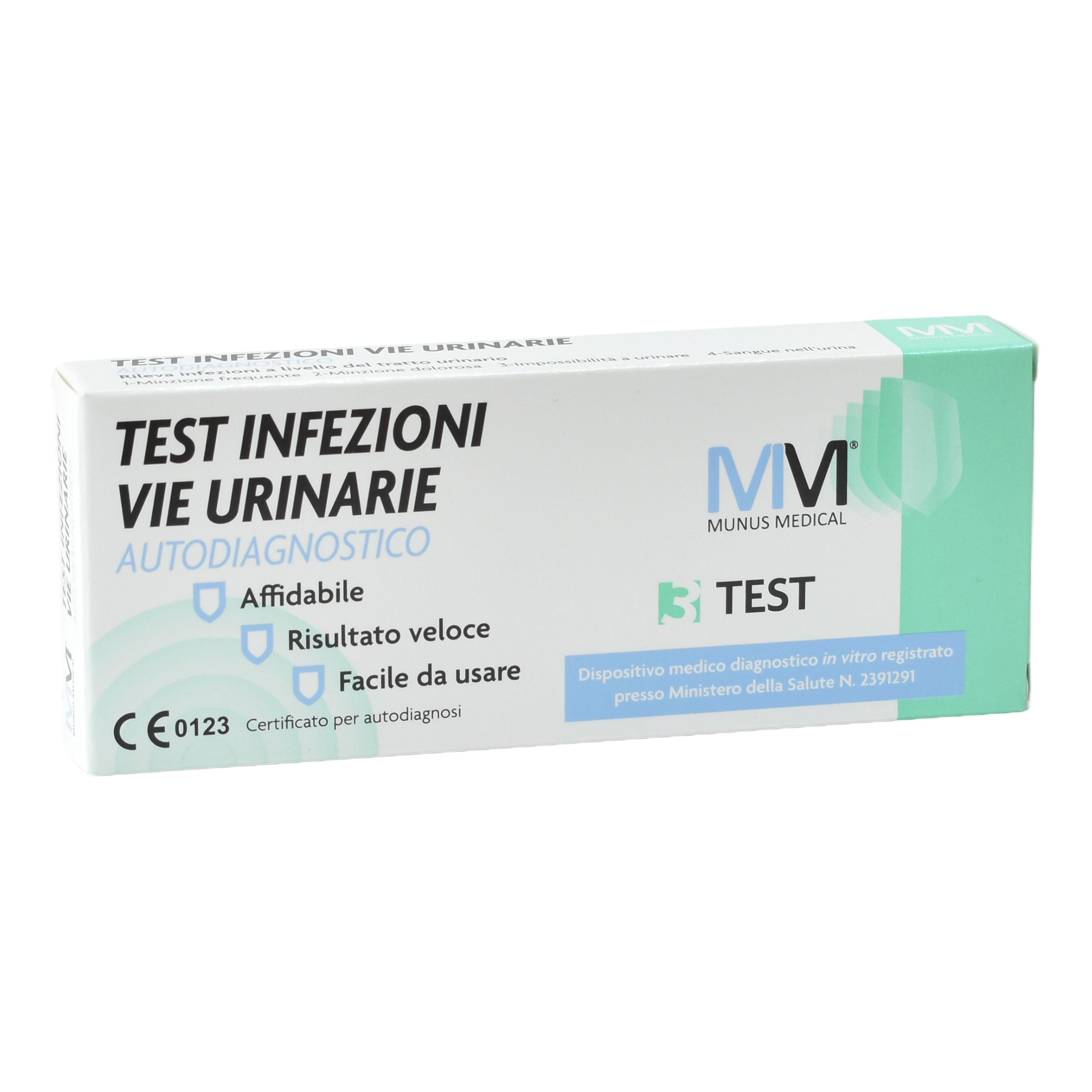 Munus medical test autodiagnostico infezioni vie urinarie