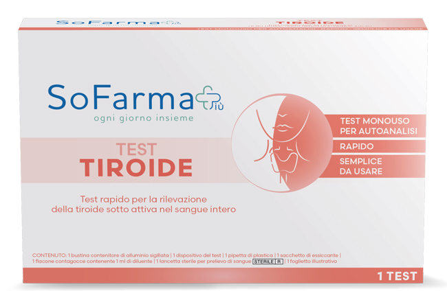 Sofarmapiu' test autodiagnostico tiroide