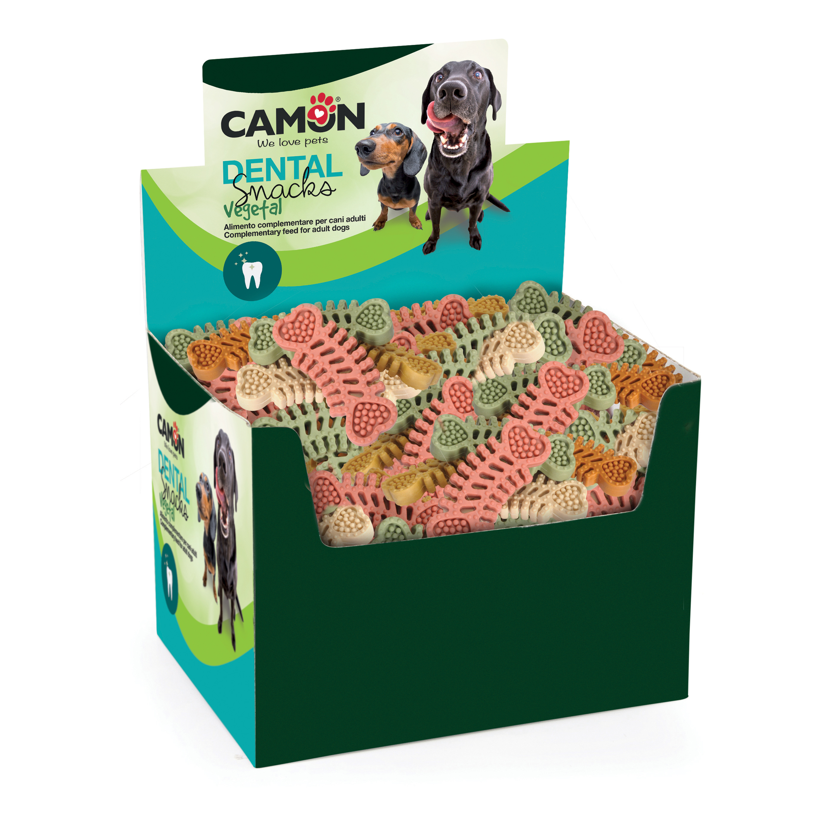 Dental snack liscaveg box 100 pezzi da 30 g