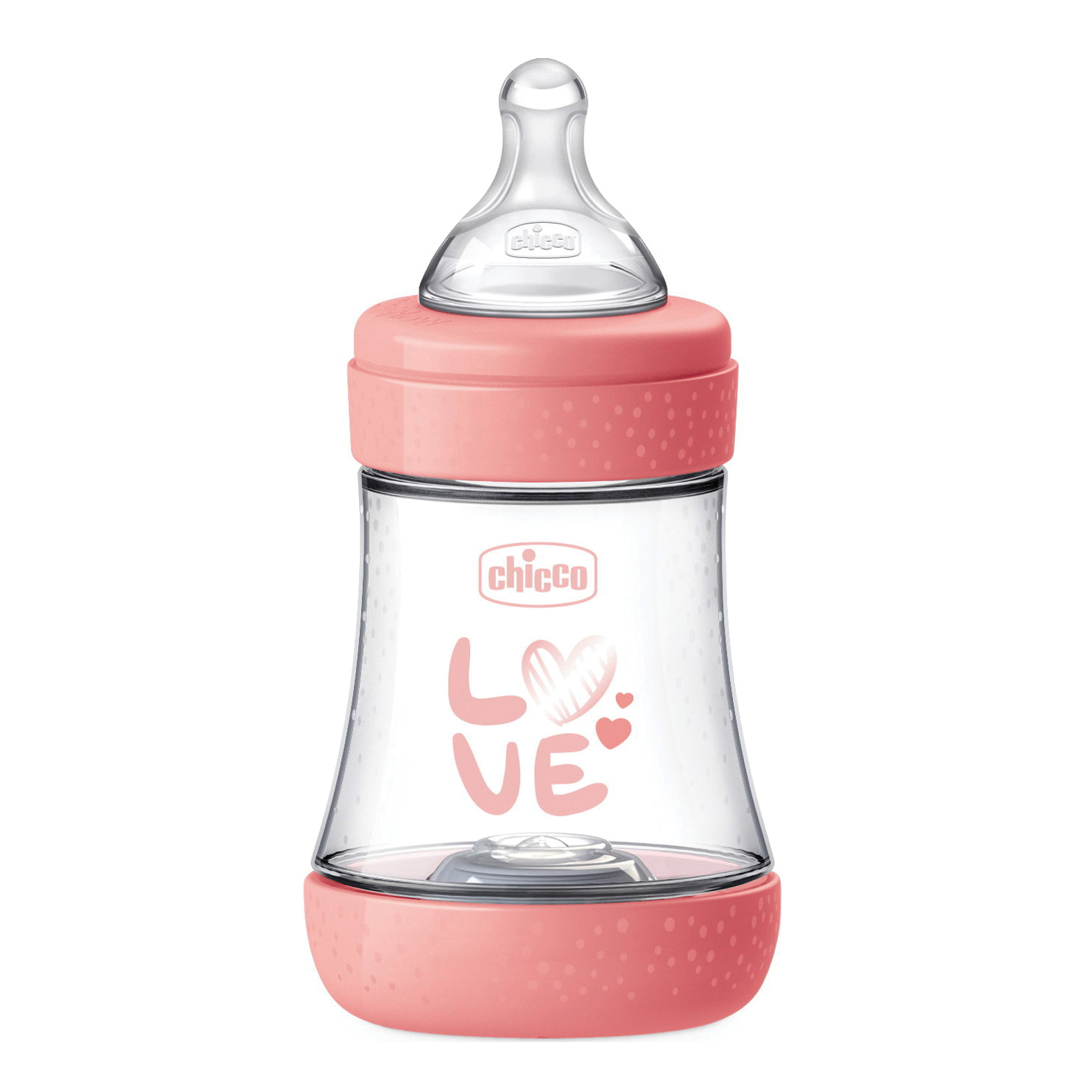 Chicco Biberon Neonato Perfect 5 Biberon Rosa Flusso Lento 0 Mesi+ 150 ml