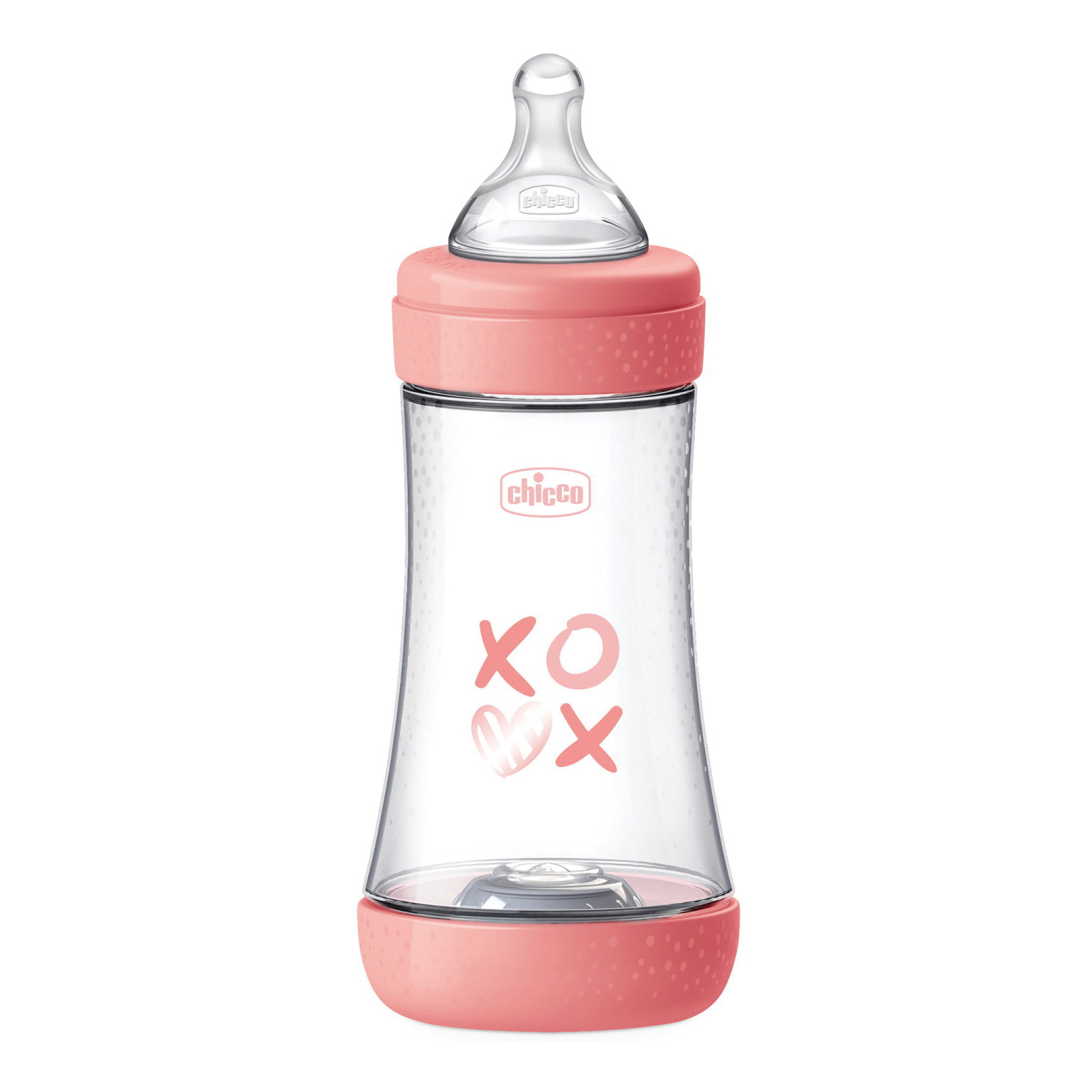 Chicco biberon p5 240ml med silicone girl
