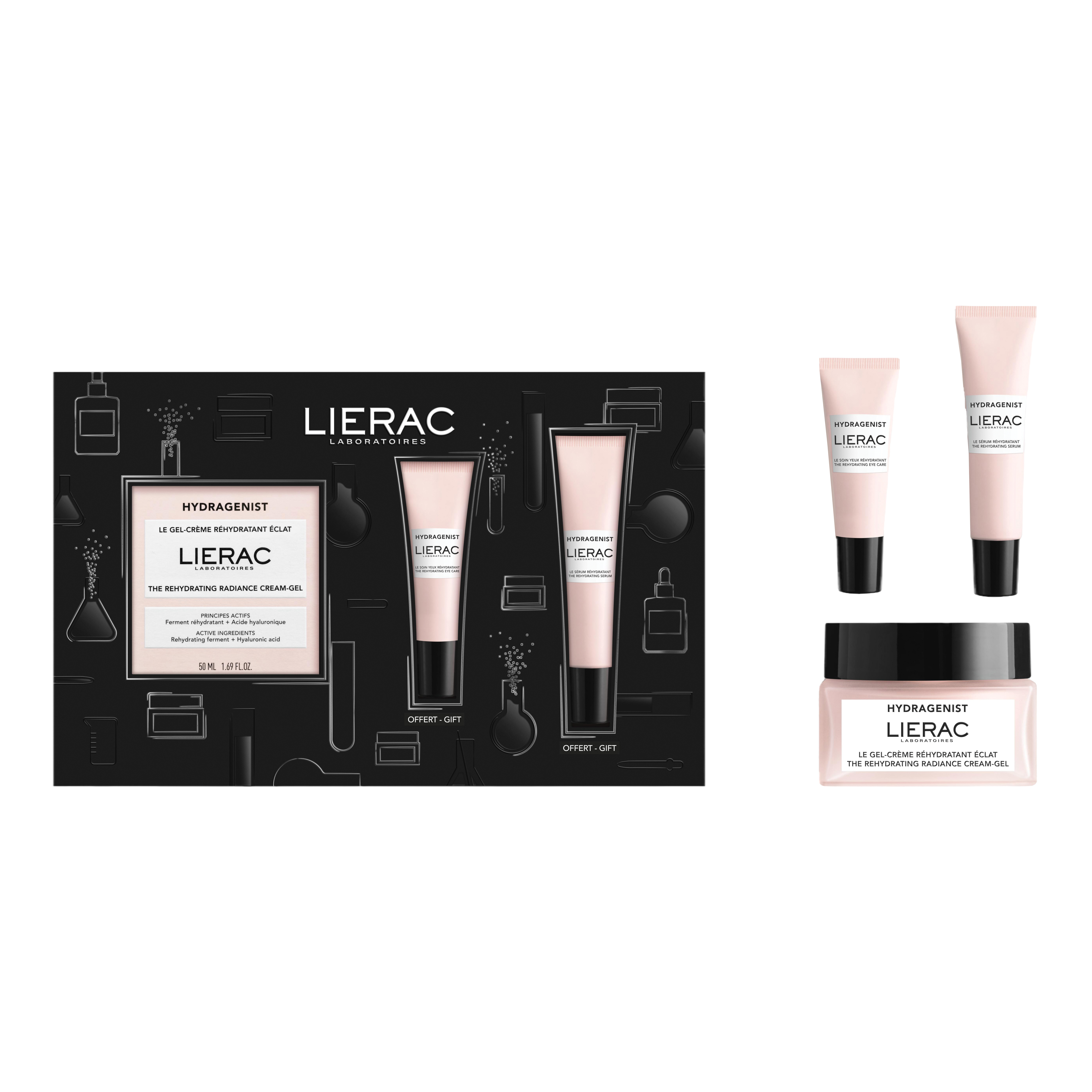 Hydragenist coffret gel crema 50 ml + siero 15 ml + occhi 7,5 ml