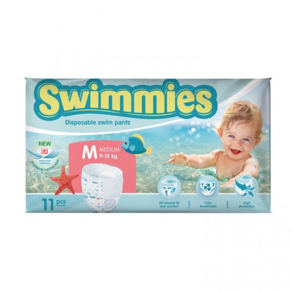 Swimmies pannolino pants sp medium 11 pezzi
