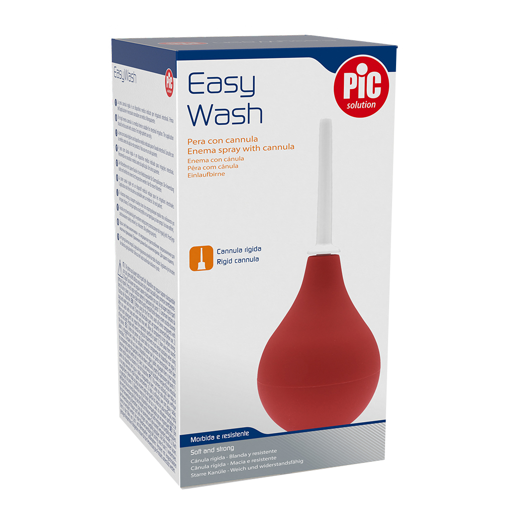 Pic Easy Wash Pera con Cannula Rigida Capacità 143ml