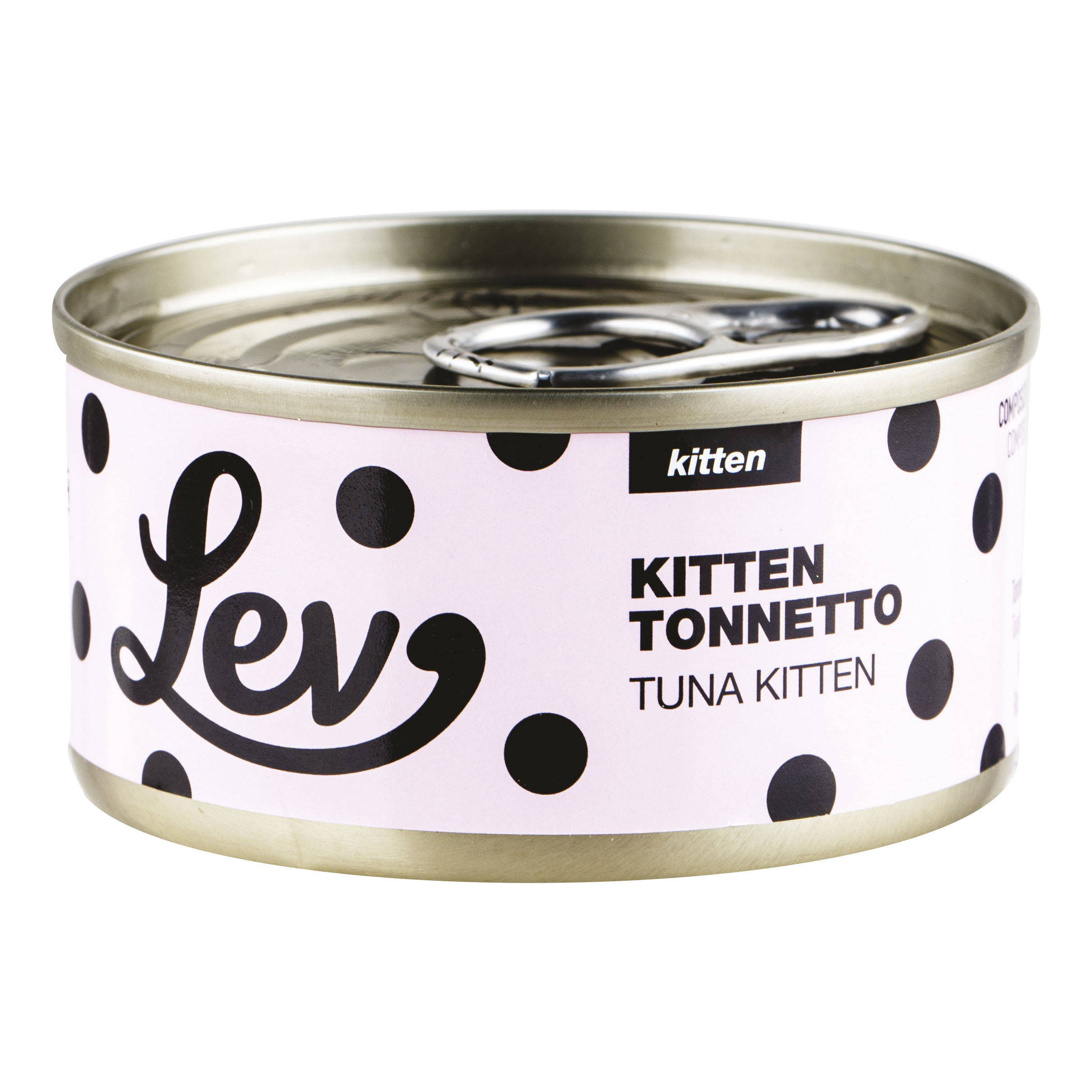 Lev Gatto Lattina In Acqua Di Cottura Kitten Tonnetto 70 Gr