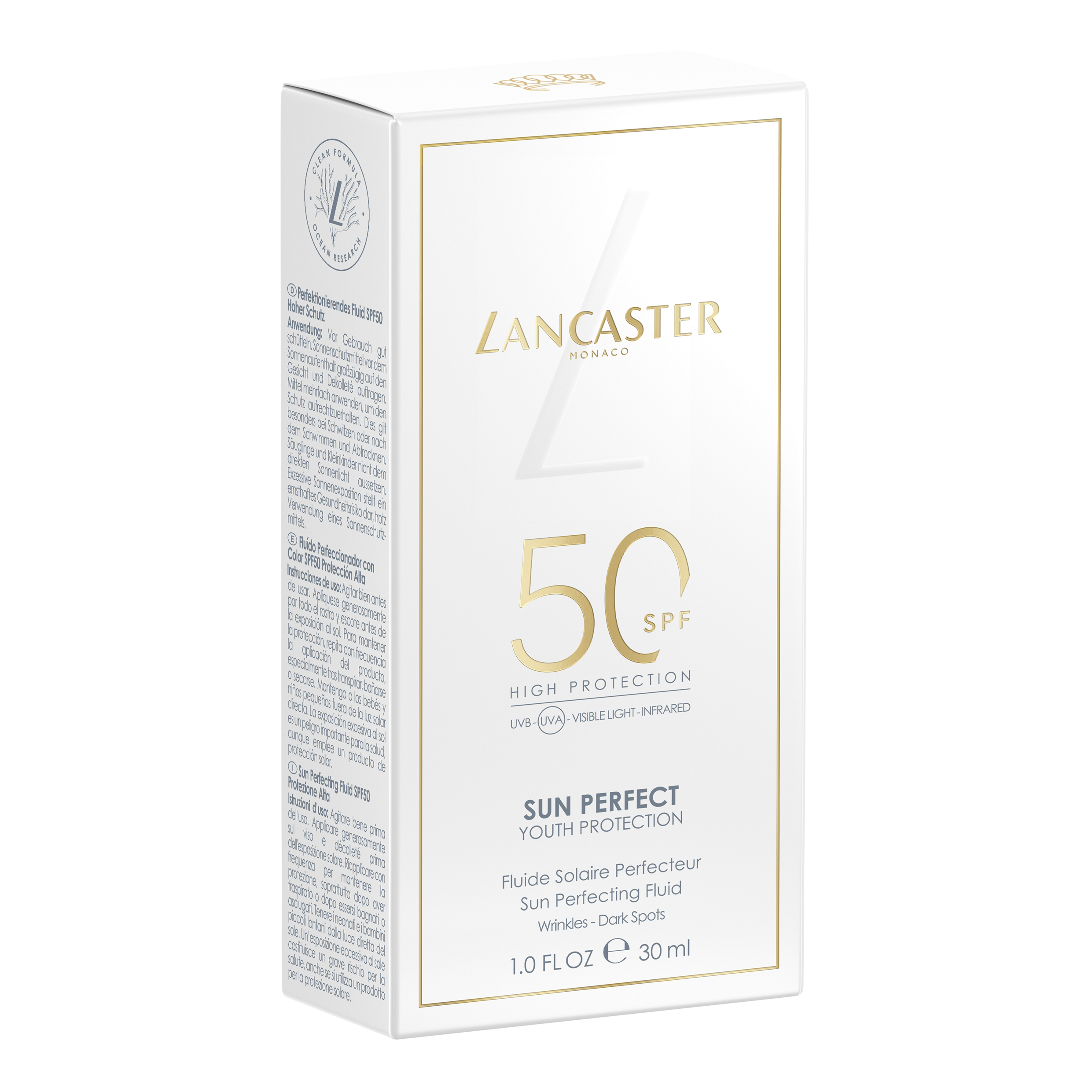 Lancaster sun perfect fluid spf50 50ml new