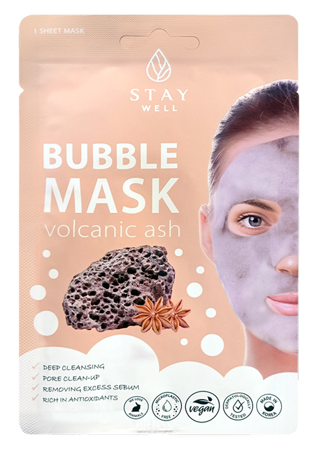 Stay well deep cleansing bubble mask volcanic