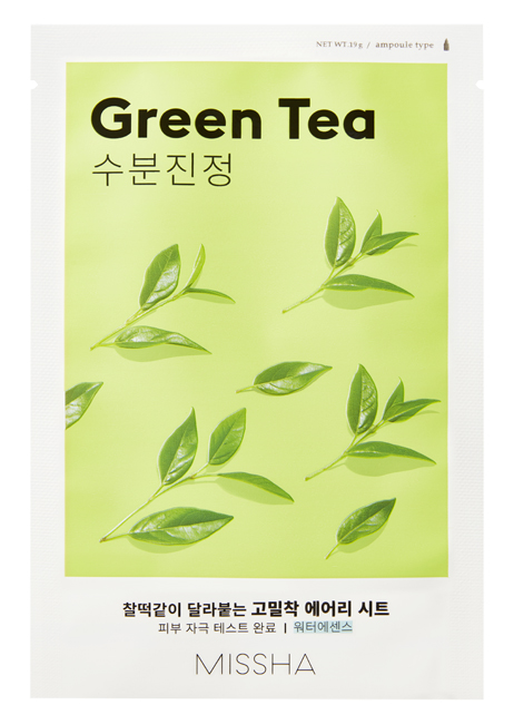 Missha airy fit sheet mask green tea