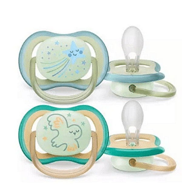 Succhietto avent ultra air night time 0-6m stella cometa/gufo