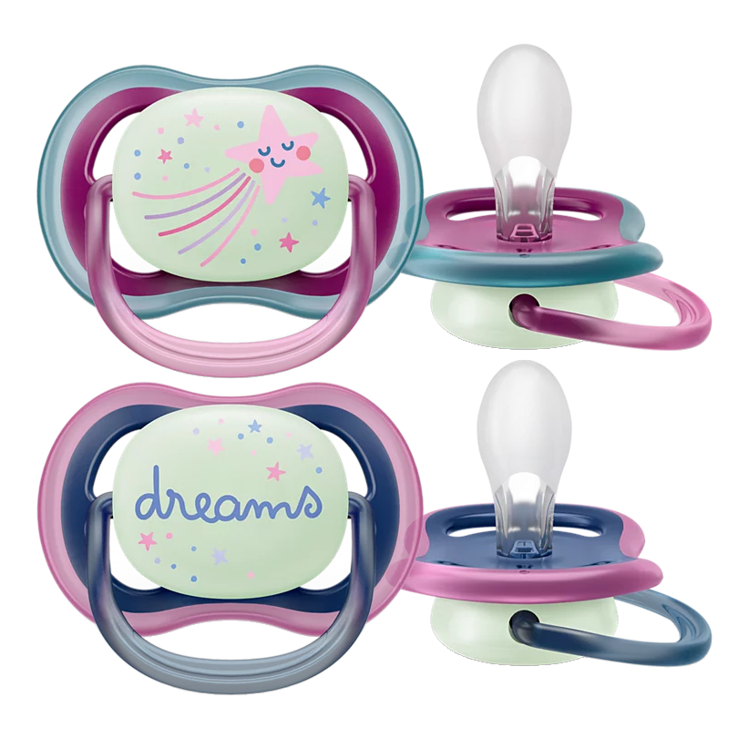 Succhietto avent ultra air night time 6-18m stella cometa/dreams