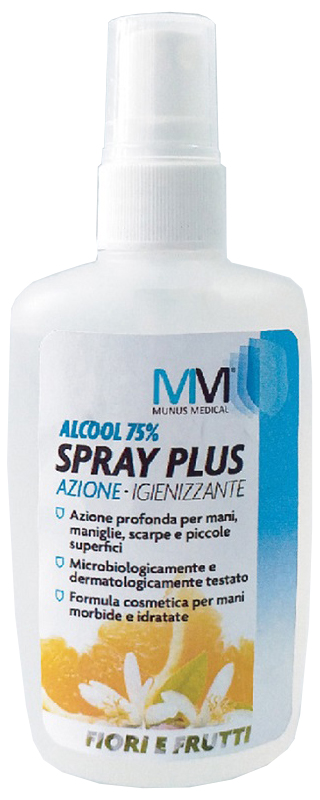Munus medical igienizzante spray mani e superfici fiori&amp;frutta 110 ml