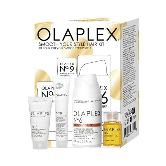 Olaplex holiday 2023 smooth your style kit 1 n3 haircare trattamento 50 ml + 1 n9 haircare trattamento 20 ml + 1 n6 haircare trattamento 100 ml + 1 n7 haircare trattamento 7,75 ml