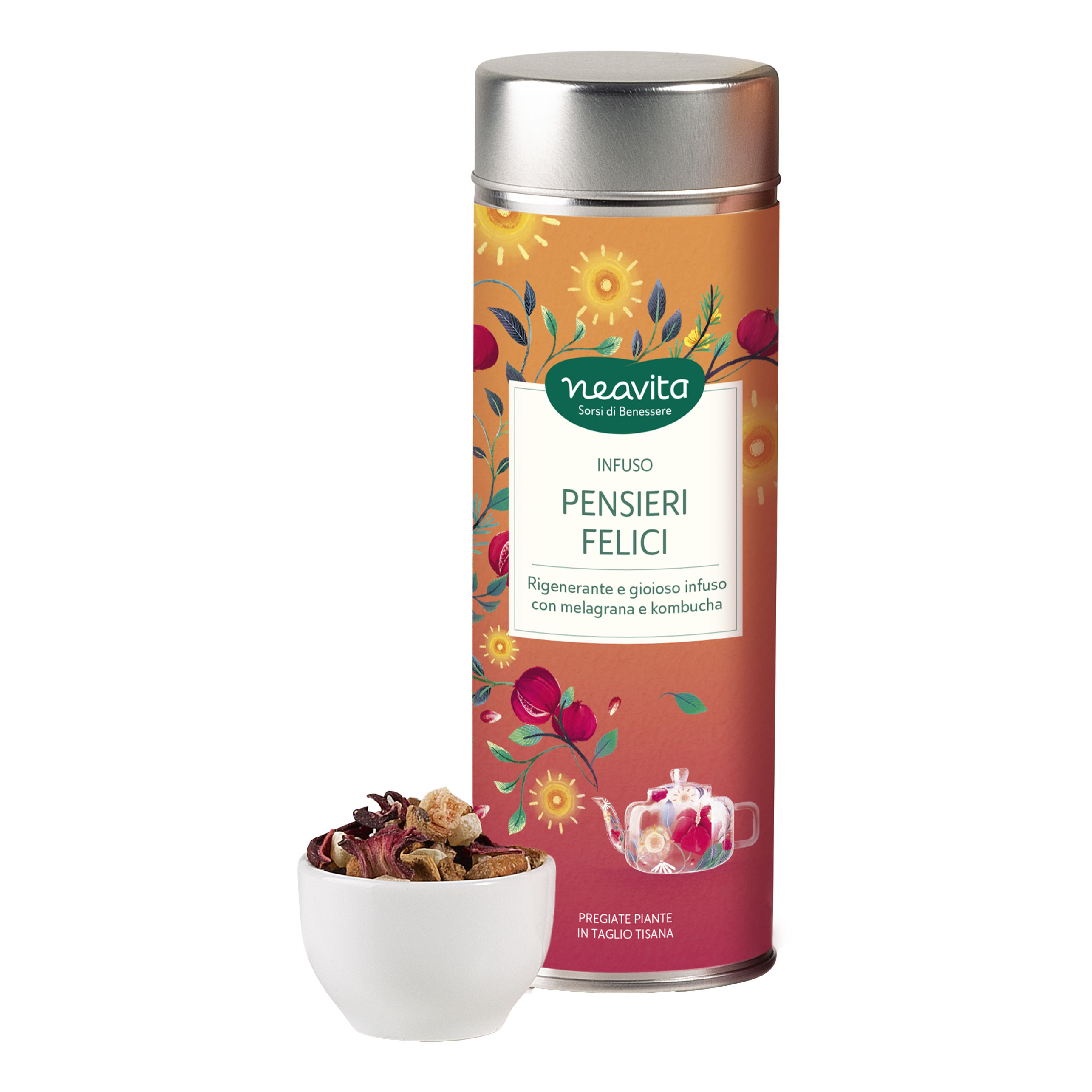 Neavita silver tin pensieri felici