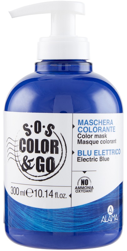 ALAMA - SOS color &amp; Go - maschera colorata condizionante - blu elettrico