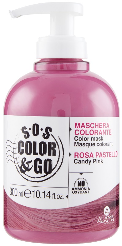 ALAMA - SOS color &amp; Go - maschera colorata condizionante - rosa pastello
