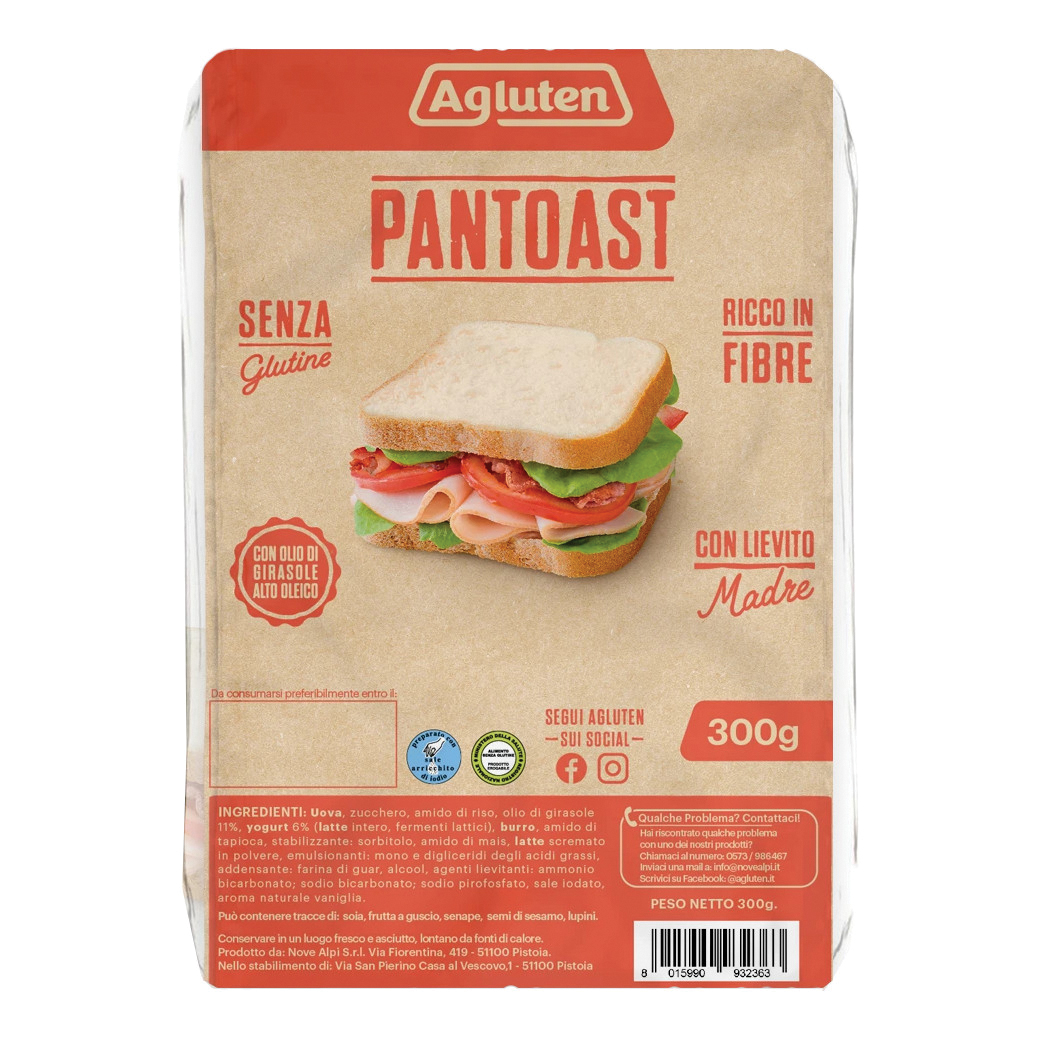 Agluten pantoast 300 g
