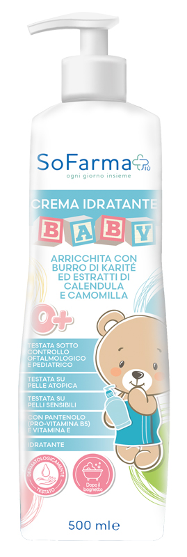 Crema idratante corpo bambini 300 ml sofarmapiu'