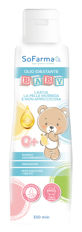 Olio corpo/bagno bambini 300 ml sofarmapiu'
