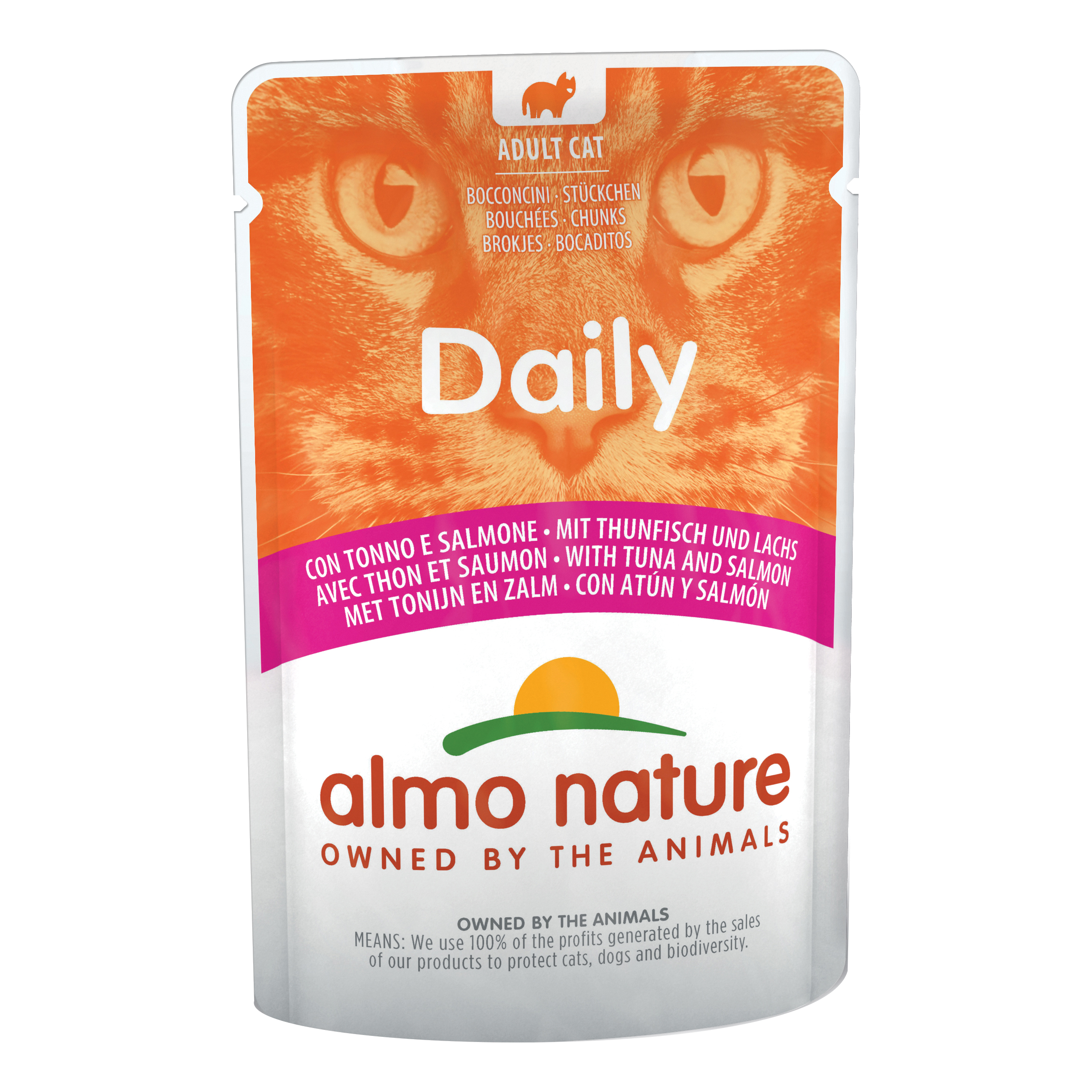 Daily cat multipack tonno/salmone/merluzzo/gamberetti
