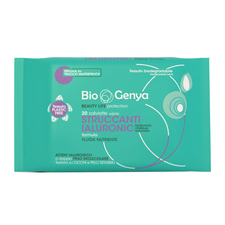 Biogenya struccante salviettina ialuronico 20 pezzi