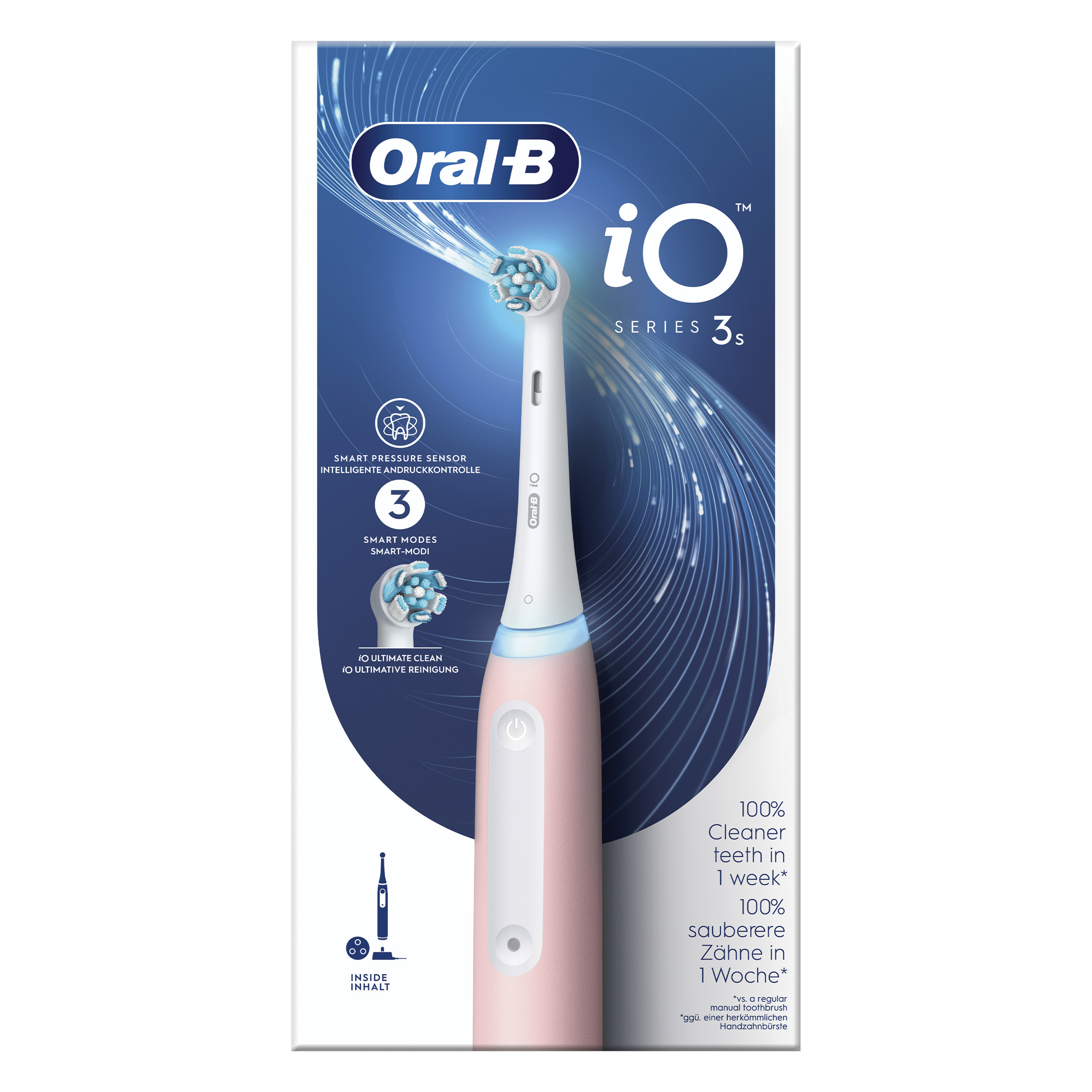 Oralb io3s spazzolino elettrico rosa
