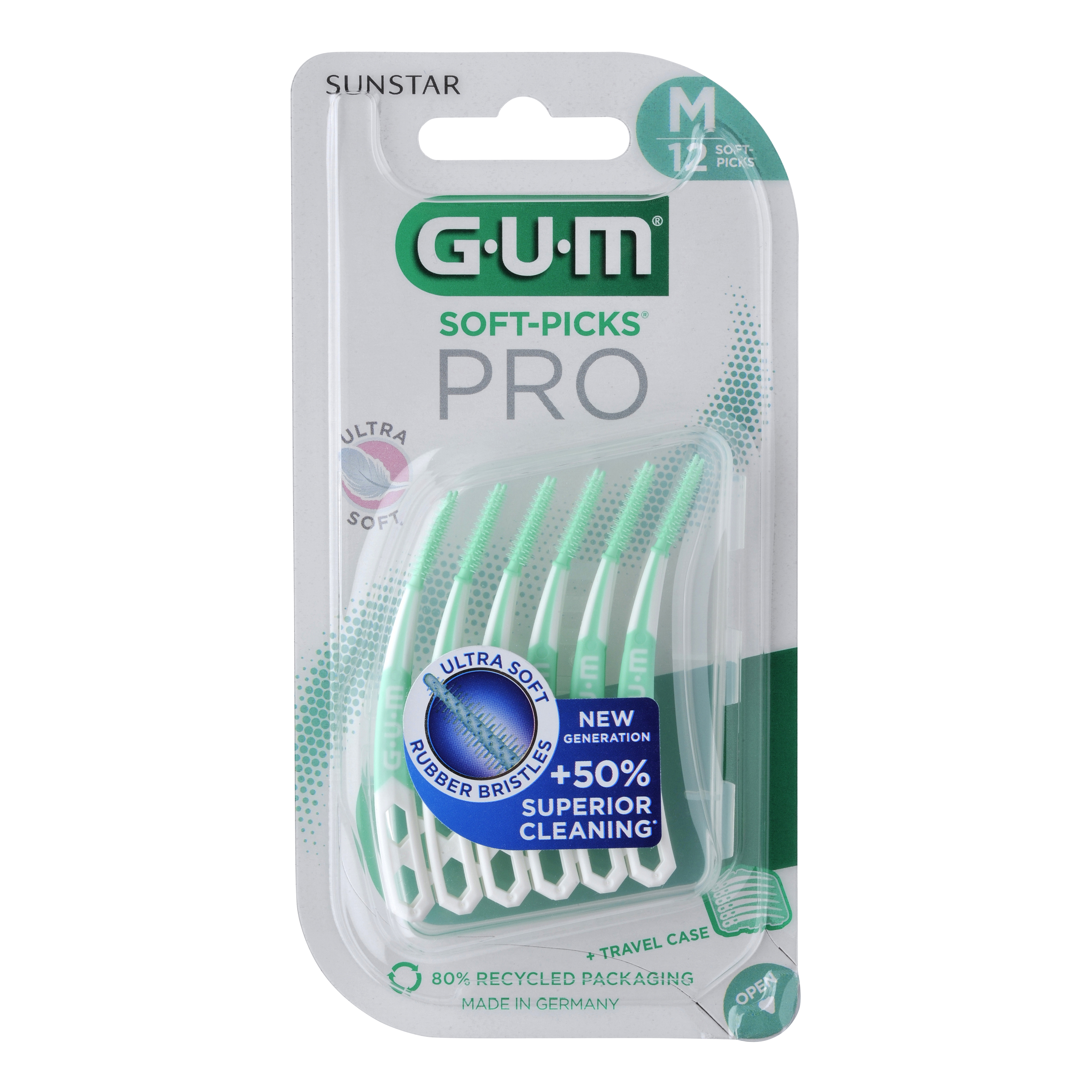 Gum soft pick pro medium 12 pezzi