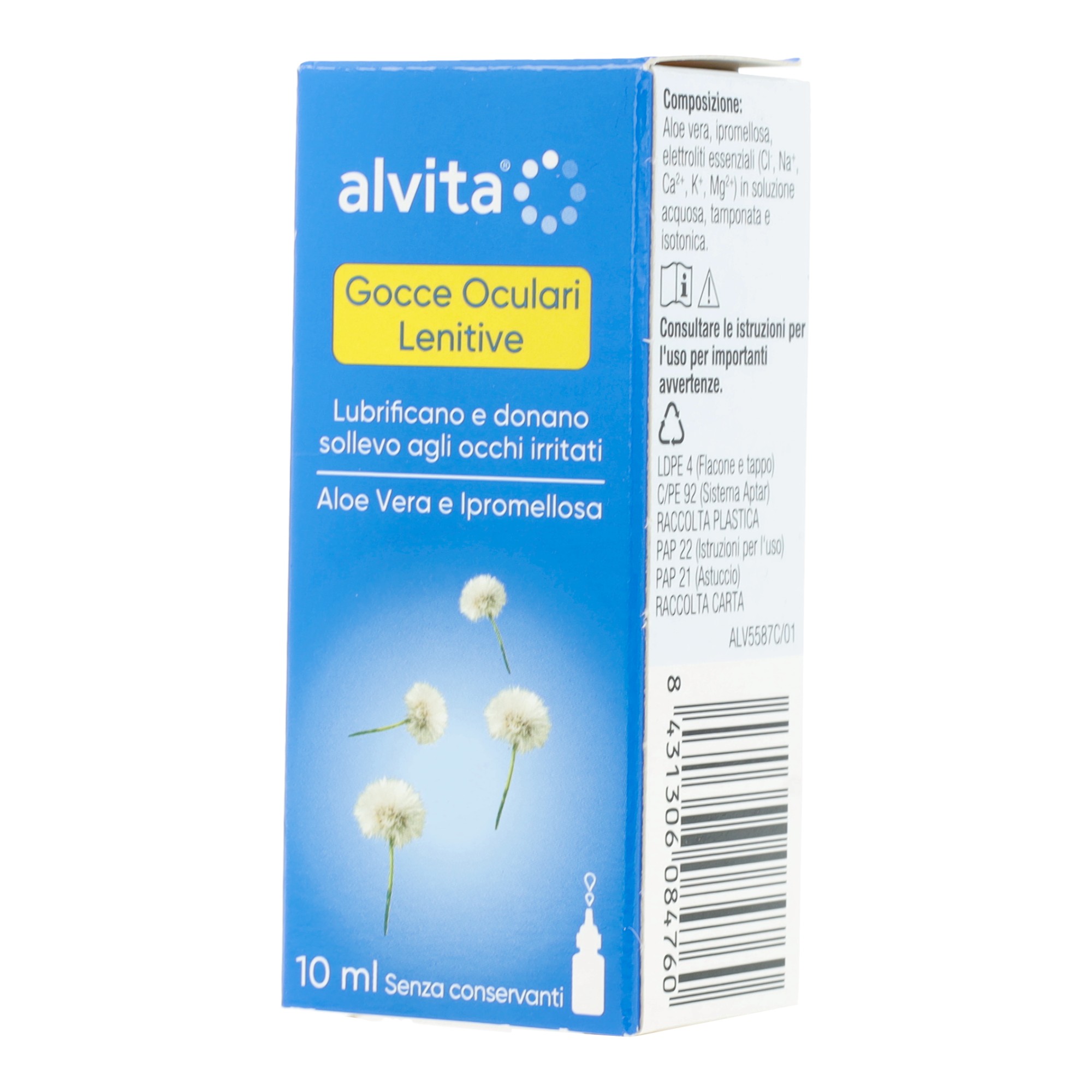 Gocce oculari lenitive alvita 10 ml