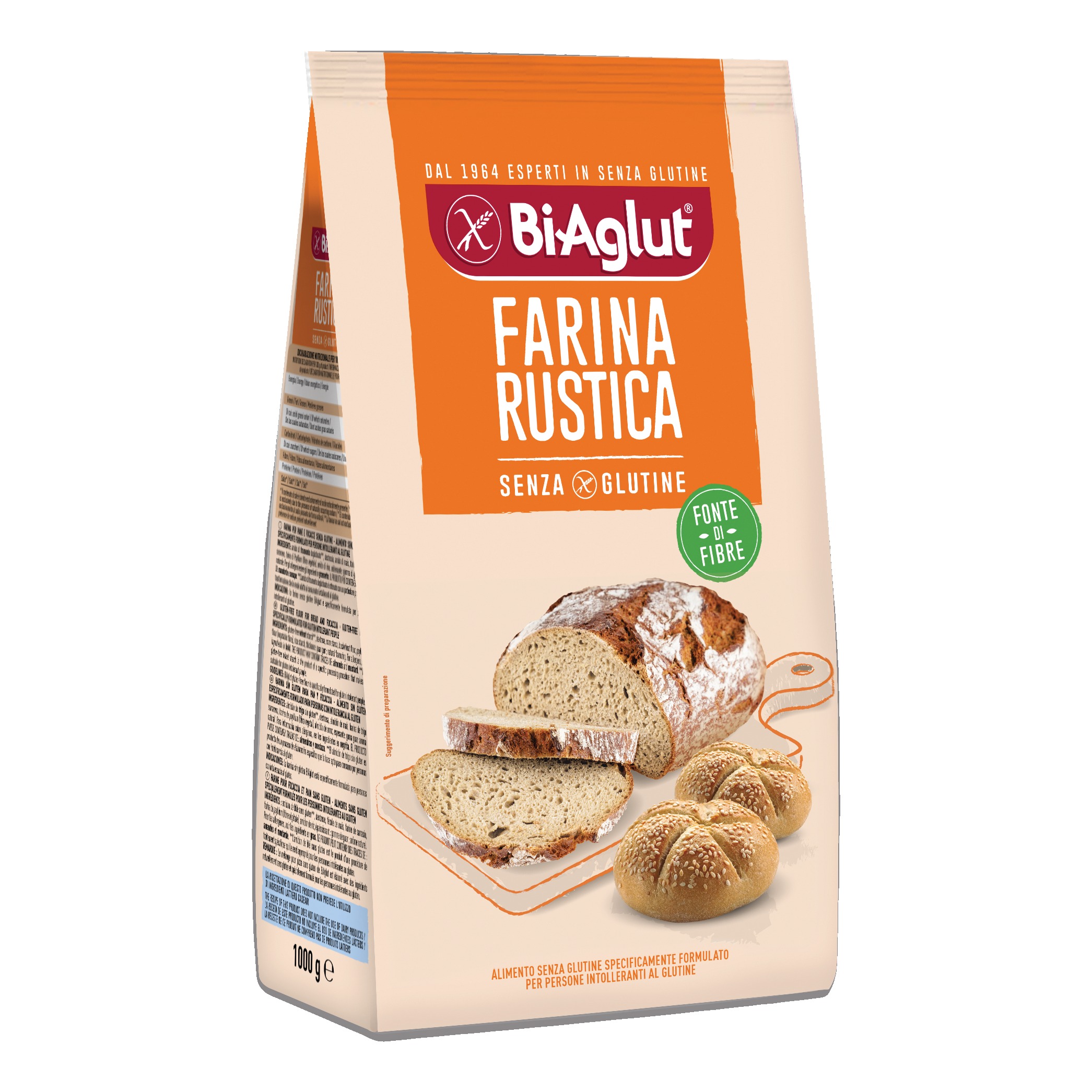 Biaglut farina senza glutine rustica 1 kg