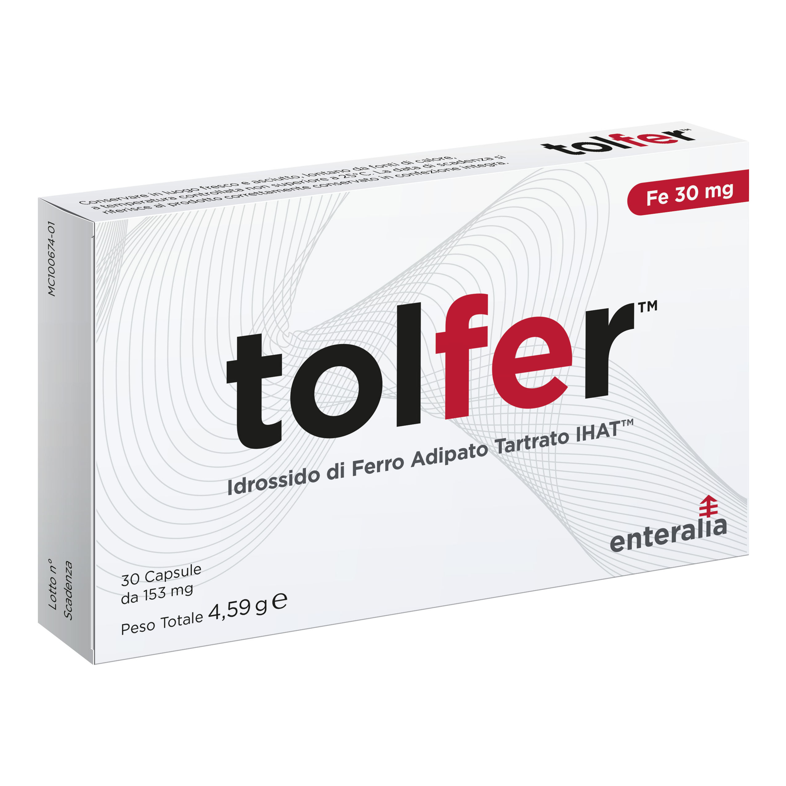 Tolfer ihat idrossido ferro adipato tartrato nano 30 capsule