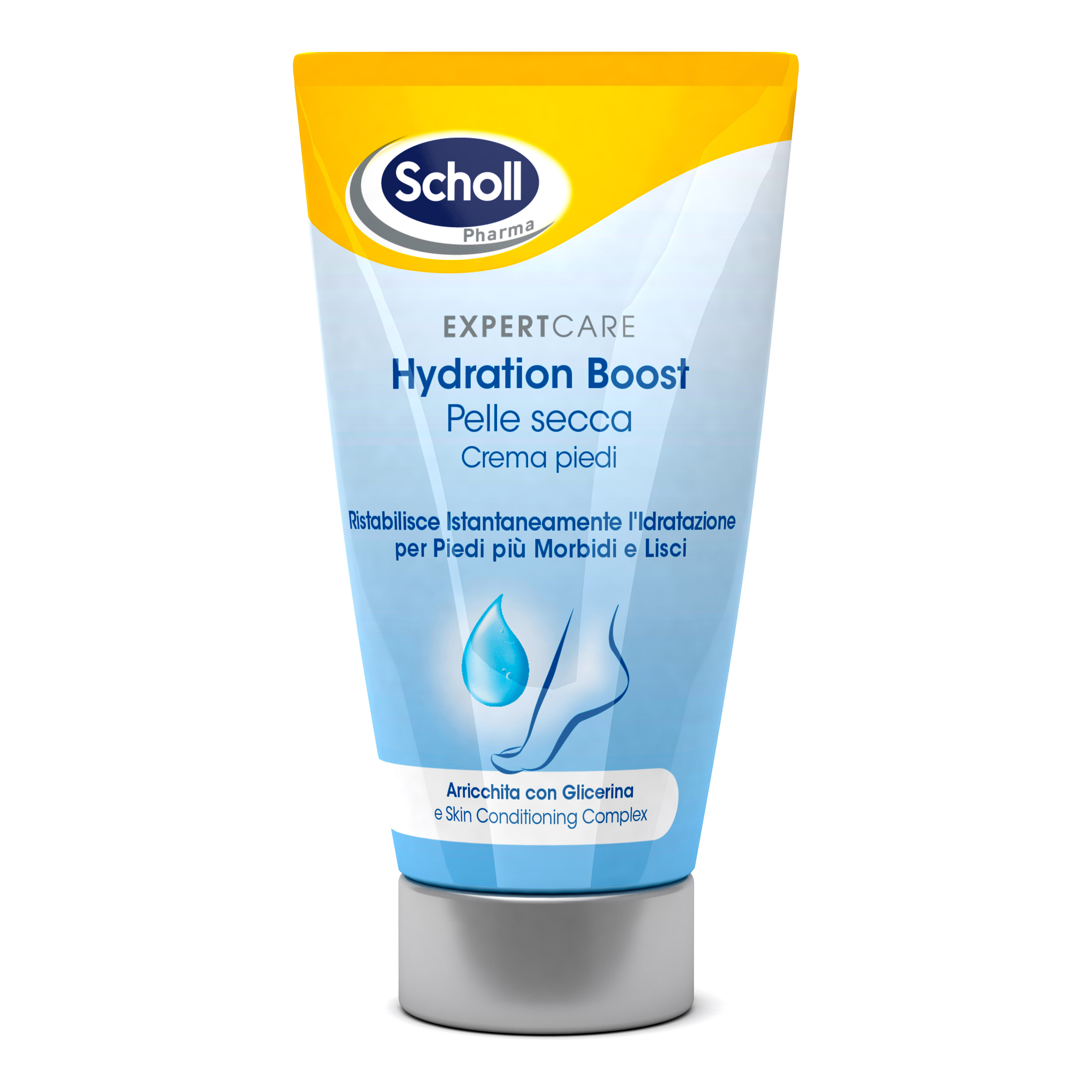 Scholl expertcare hydration boost pelle secca crema piedi