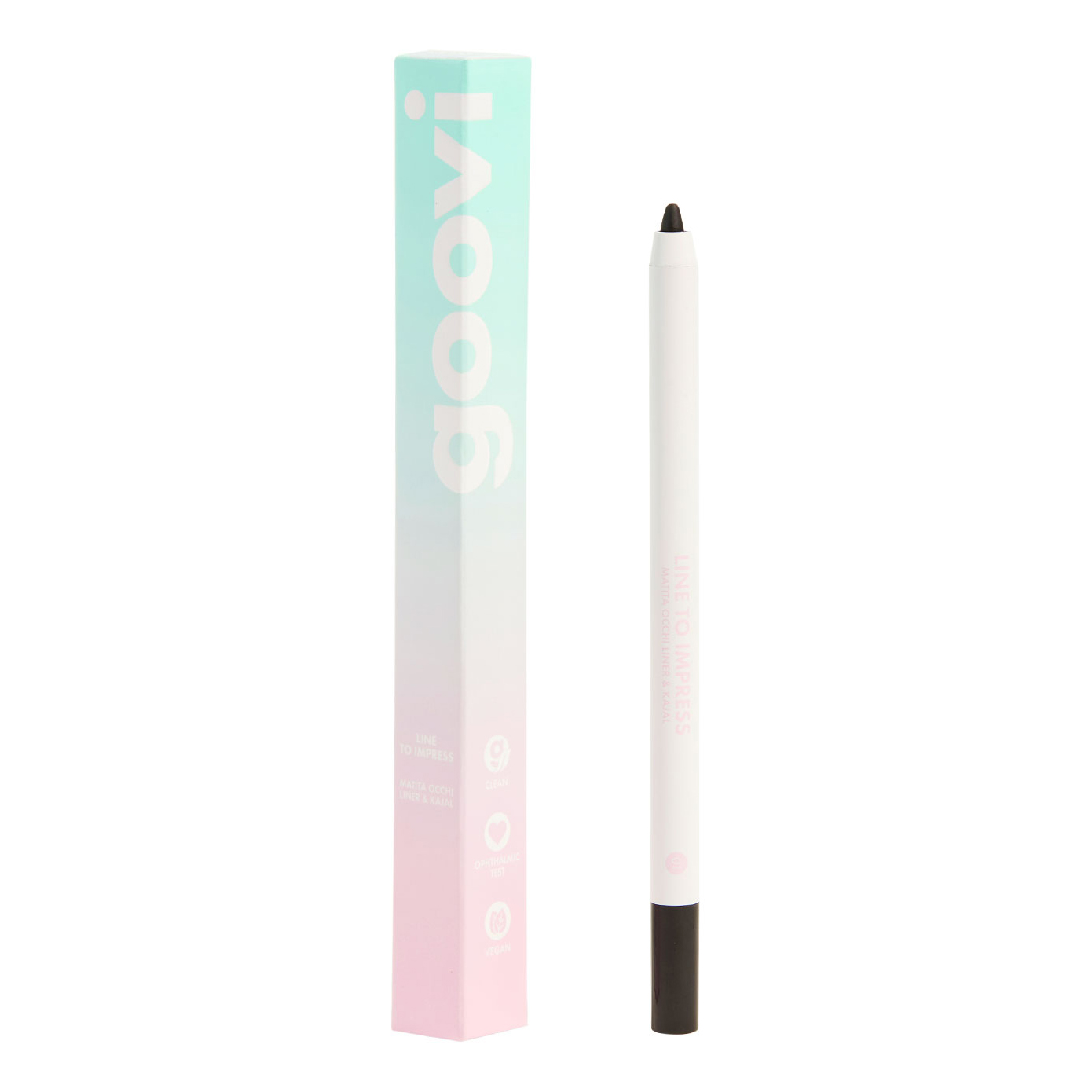 Goovi matita occhi liner &amp; kajal 01 black