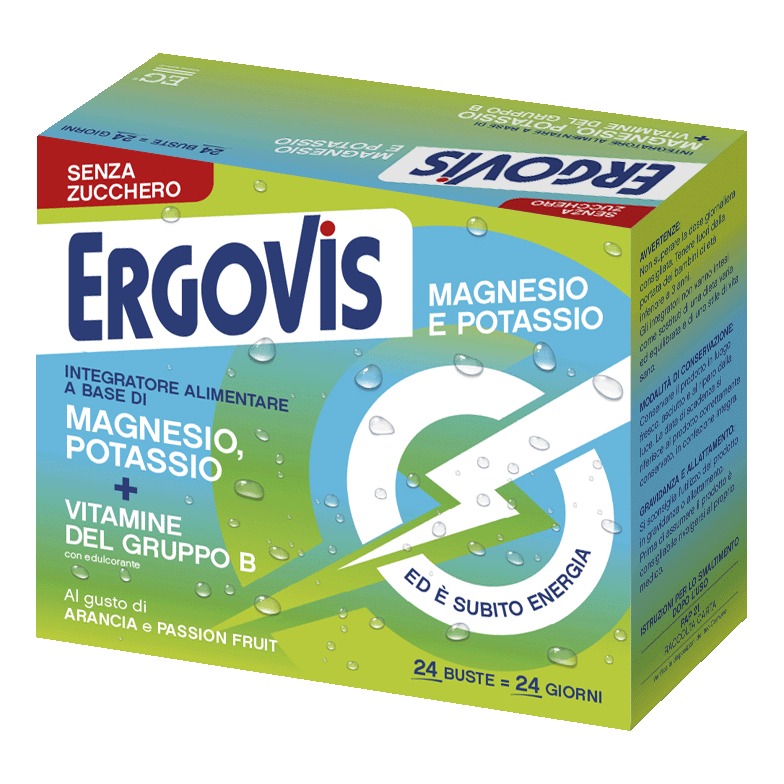 Ergovis Magnesio Potassio Vitamine B 24 bustine